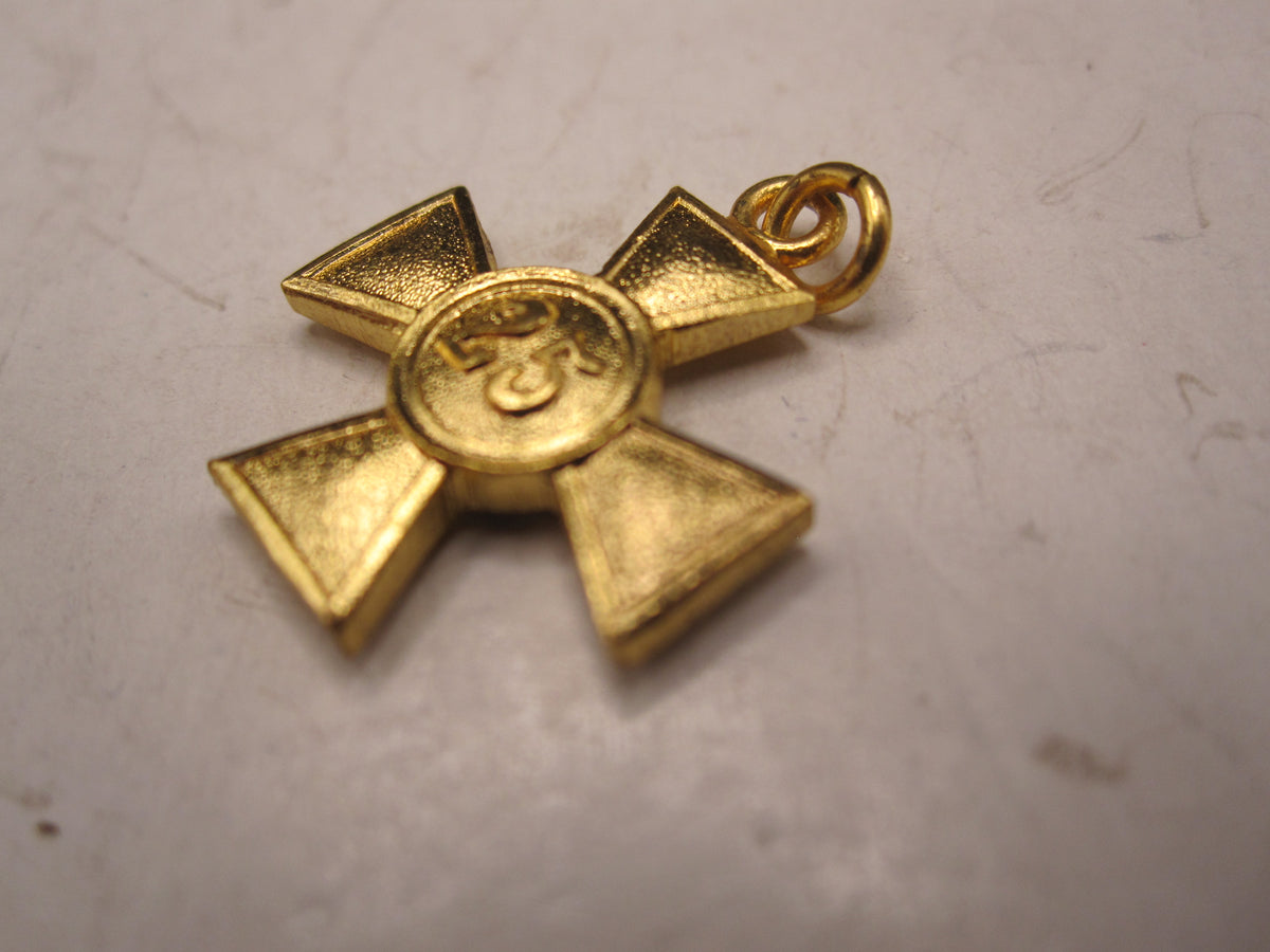 H.W.  -  - Miniatur Dienstauszeichnung der Wehrmacht für 25 Jahre Modell / Ausführung 1957