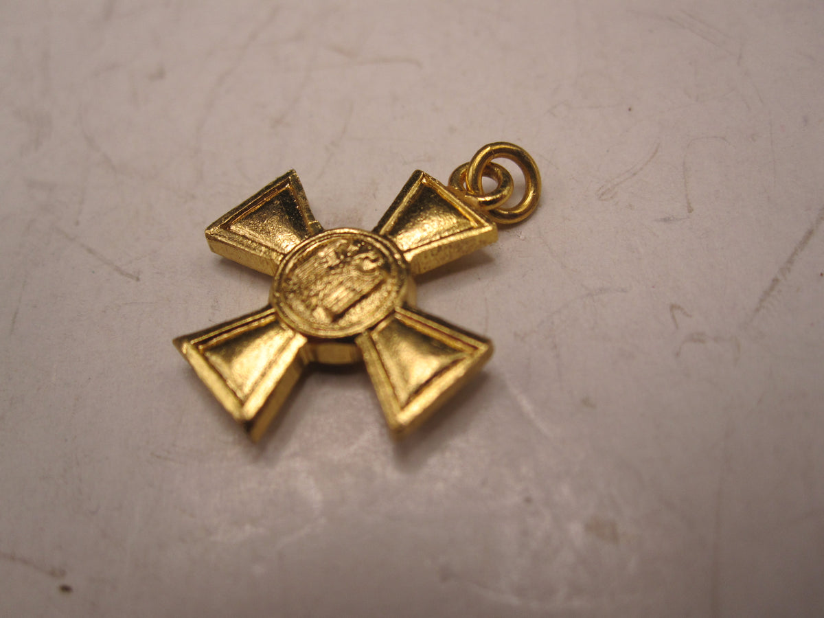 H.W.  -  - Miniatur Dienstauszeichnung der Wehrmacht für 25 Jahre Modell / Ausführung 1957