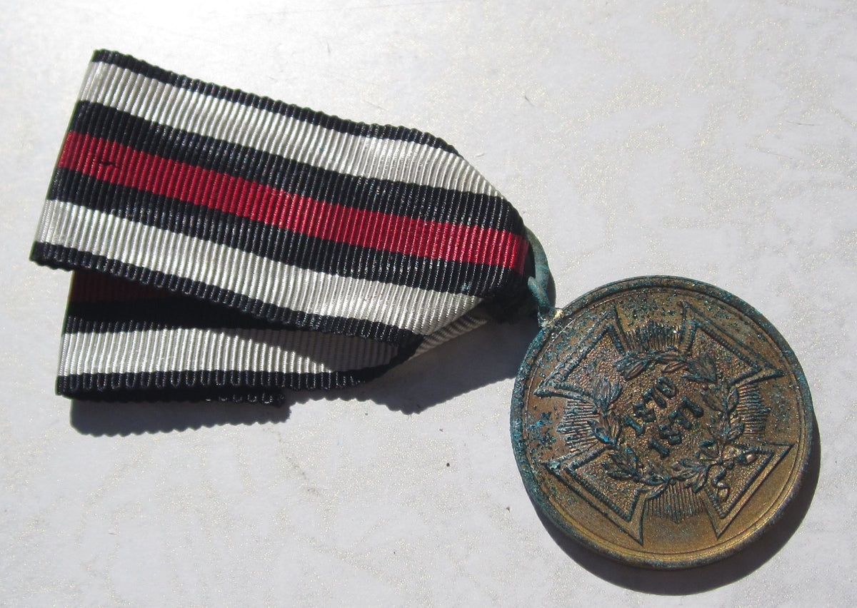 Medaille KDM Kriegsdenkmünze 1870-71 für Kämpfer / Spangenstück