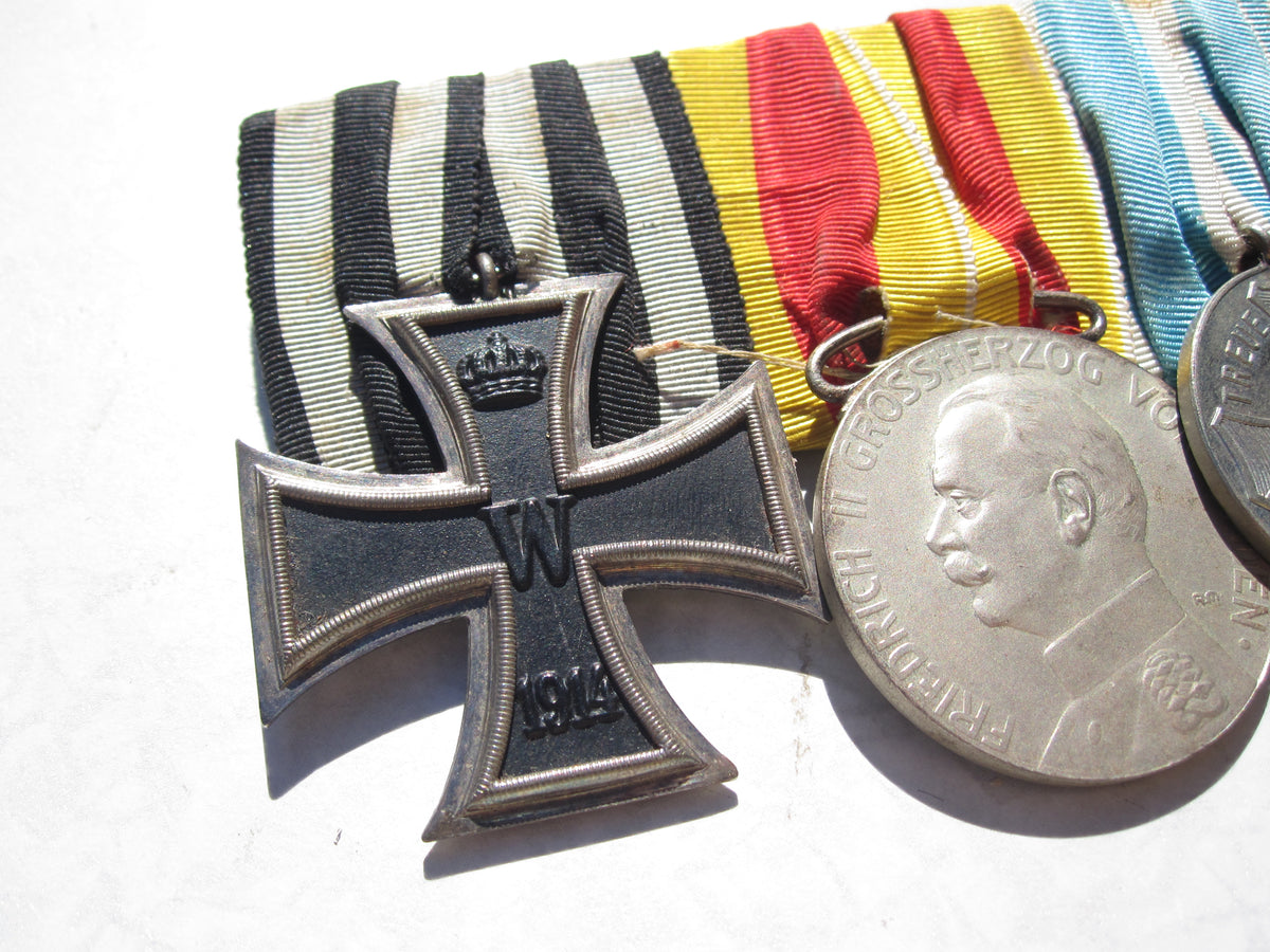 3er Ordensspange Verdienstmedaille in Silber Baden Bayern