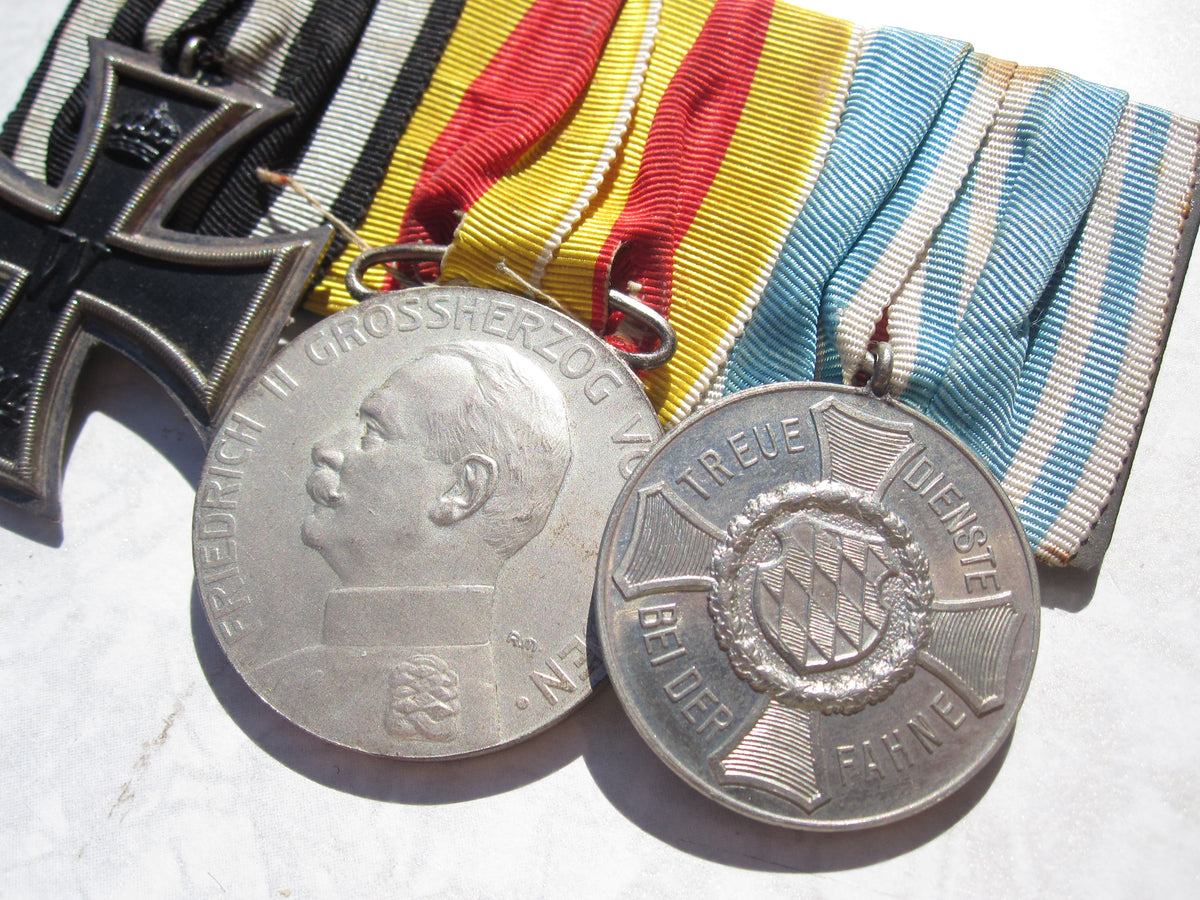 3er Ordensspange Verdienstmedaille in Silber Baden Bayern