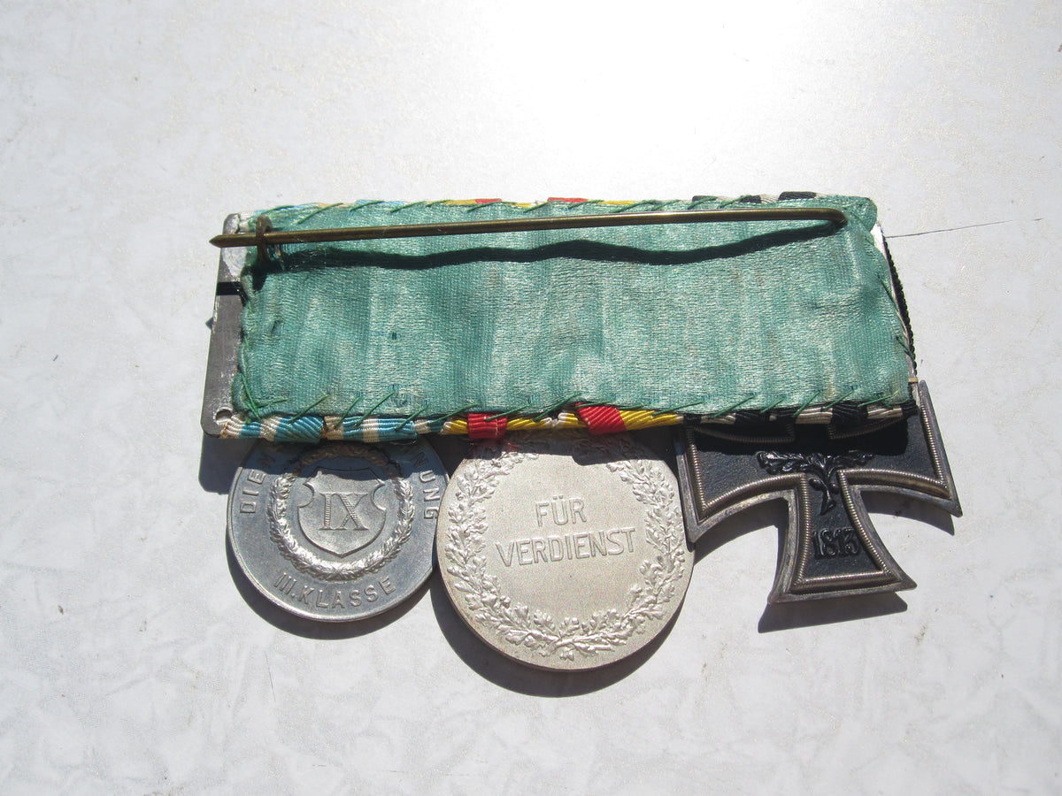 3er Ordensspange Verdienstmedaille in Silber Baden Bayern