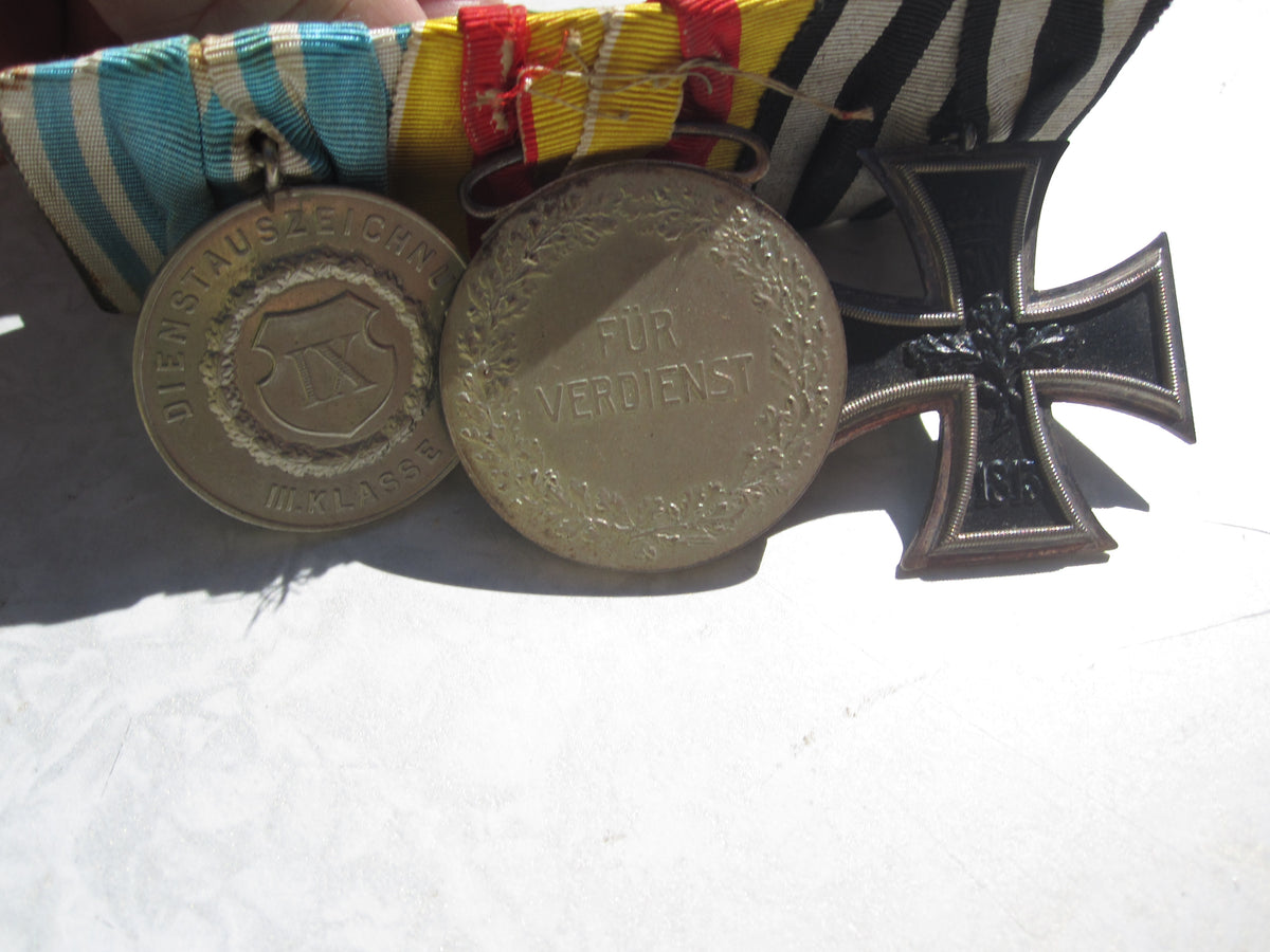 3er Ordensspange Verdienstmedaille in Silber Baden Bayern