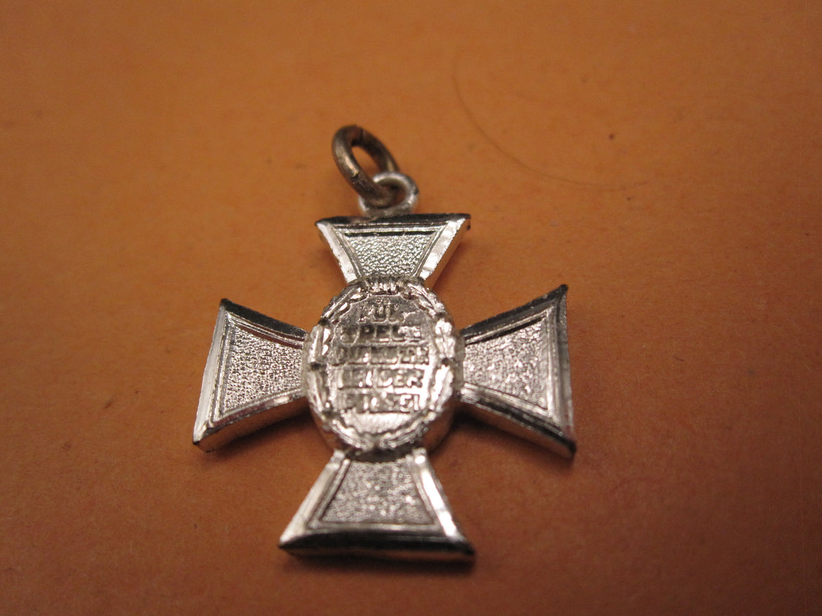 H.W.  -  - Miniatur Kreuz Polizeidienstauszeichnung für 18 Jahre Modell / Ausführung 1957