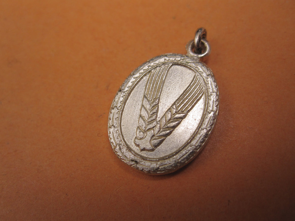 H.W.  -  - Miniatur Medaille Reichsarbeitsdienstauszeichnung 2.Stufe in Silber Modell / Ausführung 1957