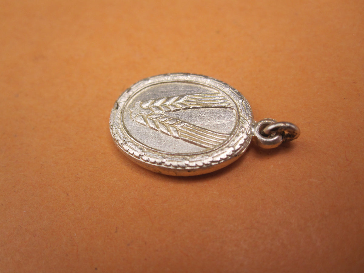 H.W.  -  - Miniatur Medaille Reichsarbeitsdienstauszeichnung 2.Stufe in Silber Modell / Ausführung 1957