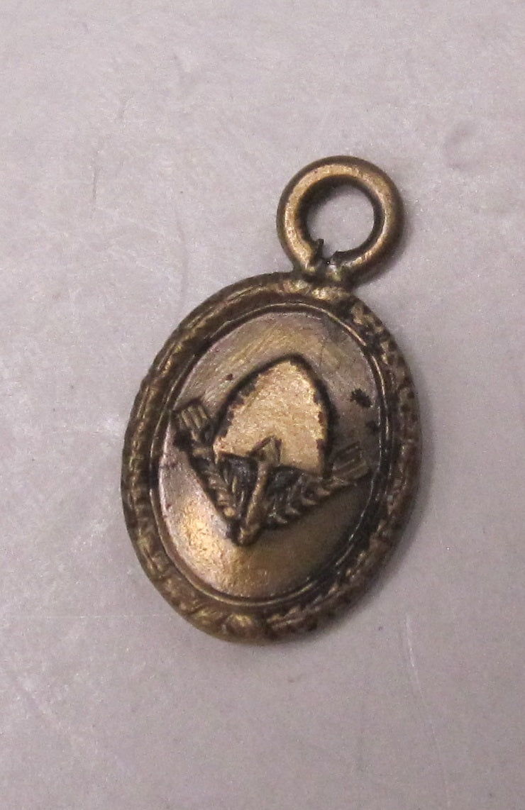 H.W.  -  - Miniatur Medaille Reichsarbeitsdienstauszeichnung 3.Stufe in Bronze Modell / Ausführung 1957