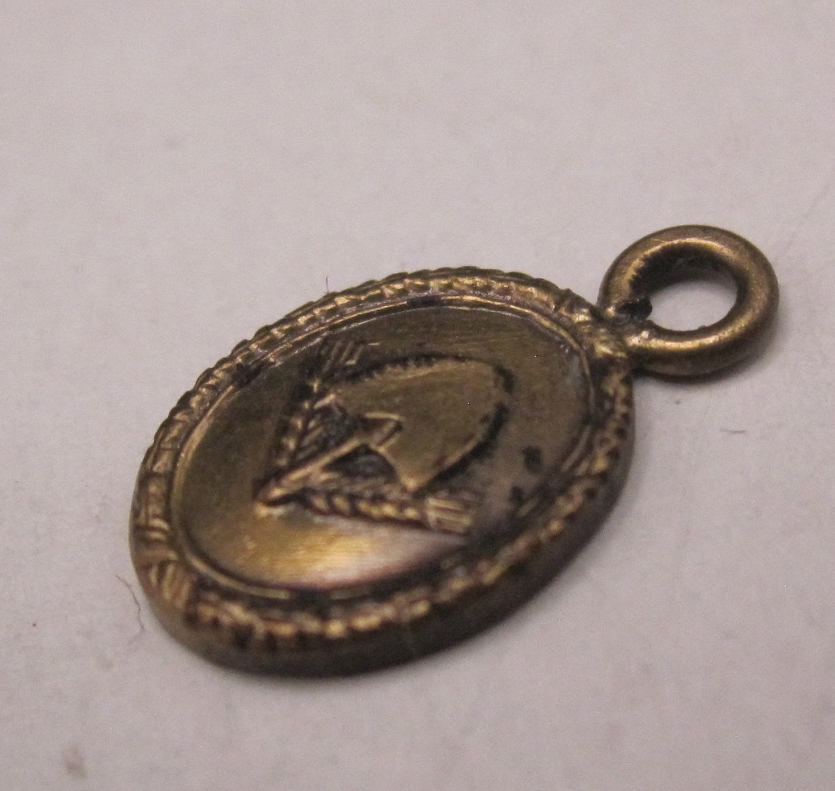 H.W.  -  - Miniatur Medaille Reichsarbeitsdienstauszeichnung 3.Stufe in Bronze Modell / Ausführung 1957