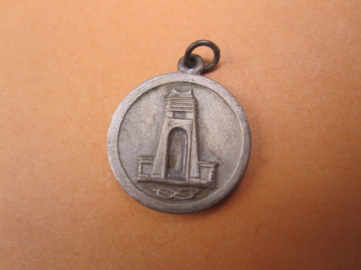 H.W.  -  - Miniatur deutsch - italienische Feldzug Medaille in Silber Modell / Ausführung 1957