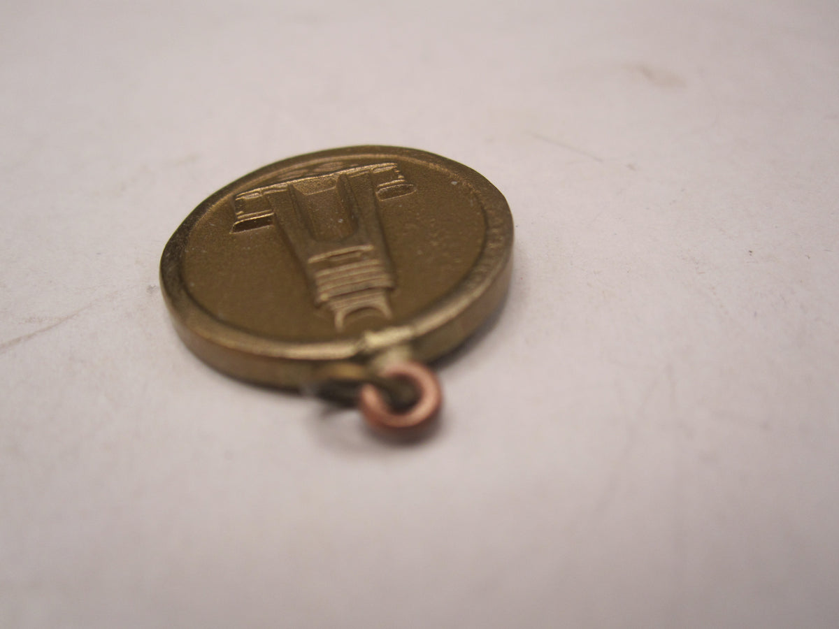 H.W.  -  - Miniatur deutsch - italienische Feldzug Medaille in Bronce Modell / Ausführung 1957