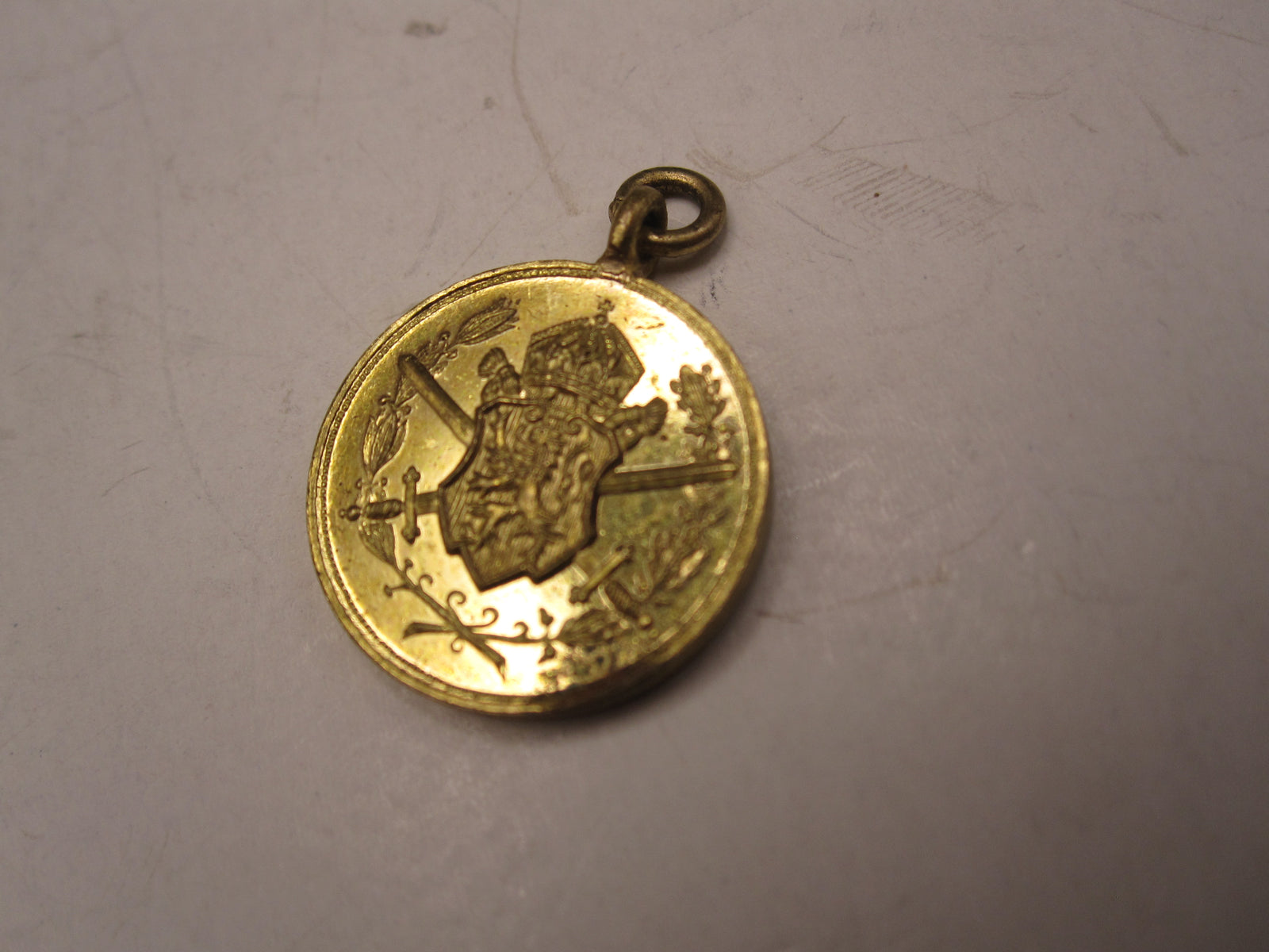 H.W.  -  -  Miniatur Kriegsmedaille Rumänien 1915 - 1918