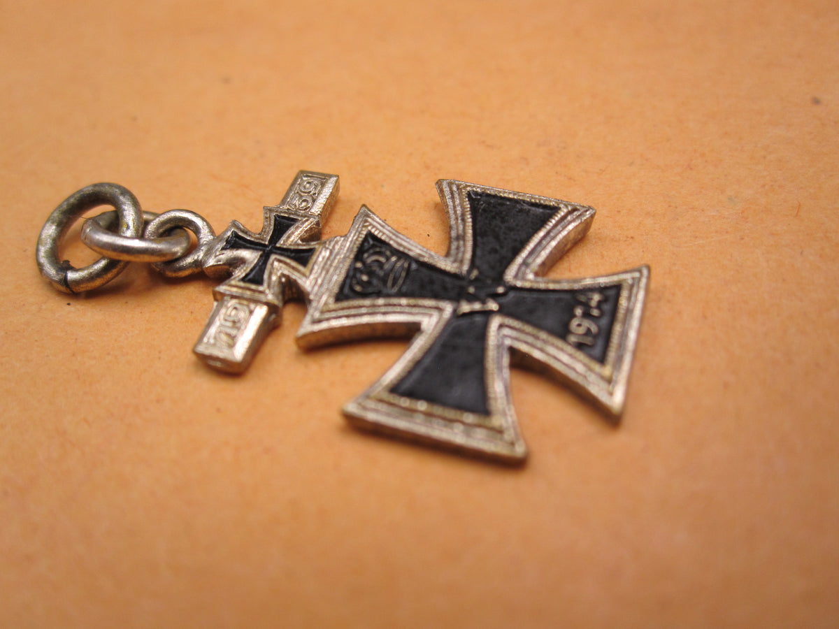 Miniatur Wiederholungsspange Eisernes Kreuz 1914 / 1939 1.Klasse als Modell / Ausführung 1957