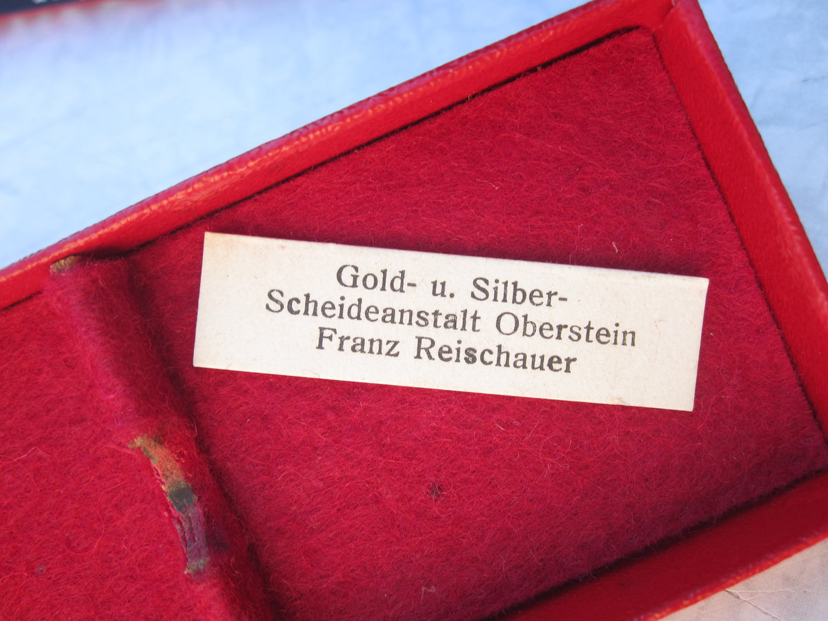 Treudienst-Ehrenzeichen für 25 Jahre in Verleihungsschachtel Hersteller: Franz Reischauer