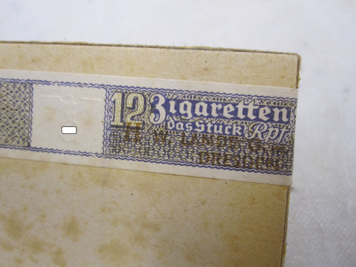 ungeöffnete Marketenderware Wehrmacht Zigaretten MOKRI SUPERB Dresden