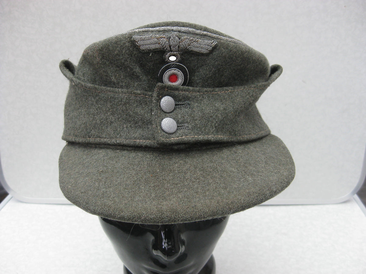 100% Originale Einheits Feldmütze M43 Bergmütze Wehrmacht für Offiziere