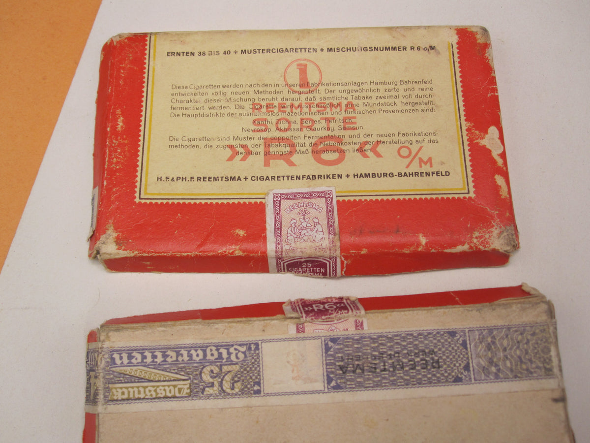 Marketenderware Wehrmacht Zigaretten Reemtsma R6 geöffnet