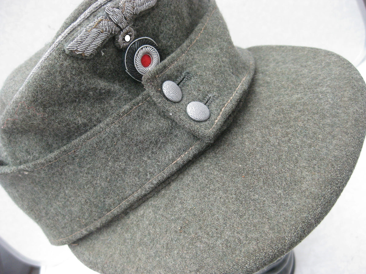 100% Originale Einheits Feldmütze M43 Bergmütze Wehrmacht für Offiziere
