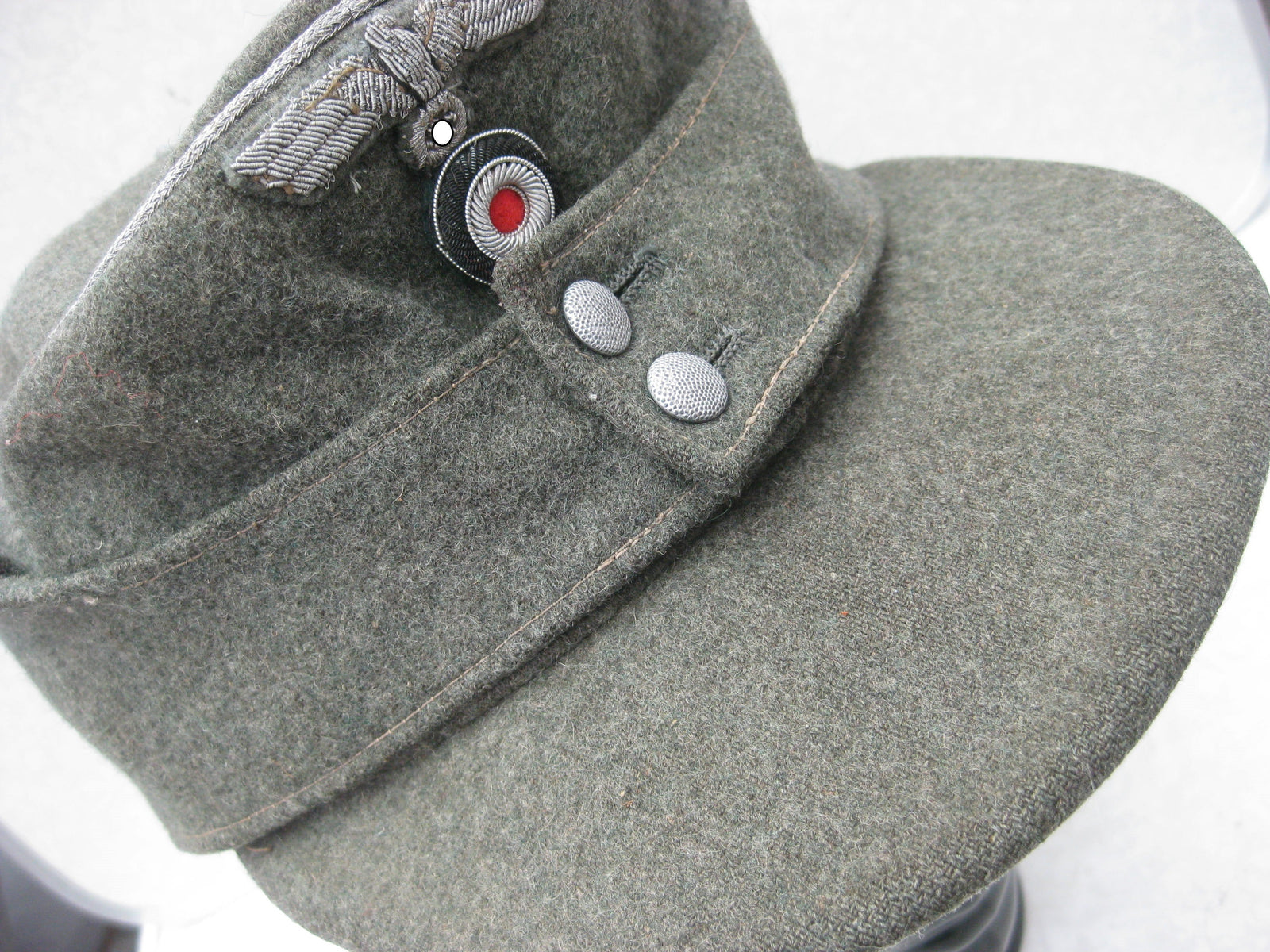 100% Originale Einheits Feldmütze M43 Bergmütze Wehrmacht für Offiziere