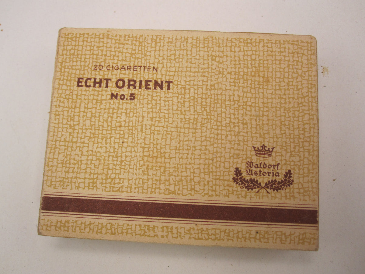 ungeöffnete Marketenderware Wehrmacht Zigaretten ECHT ORIENT No. 5