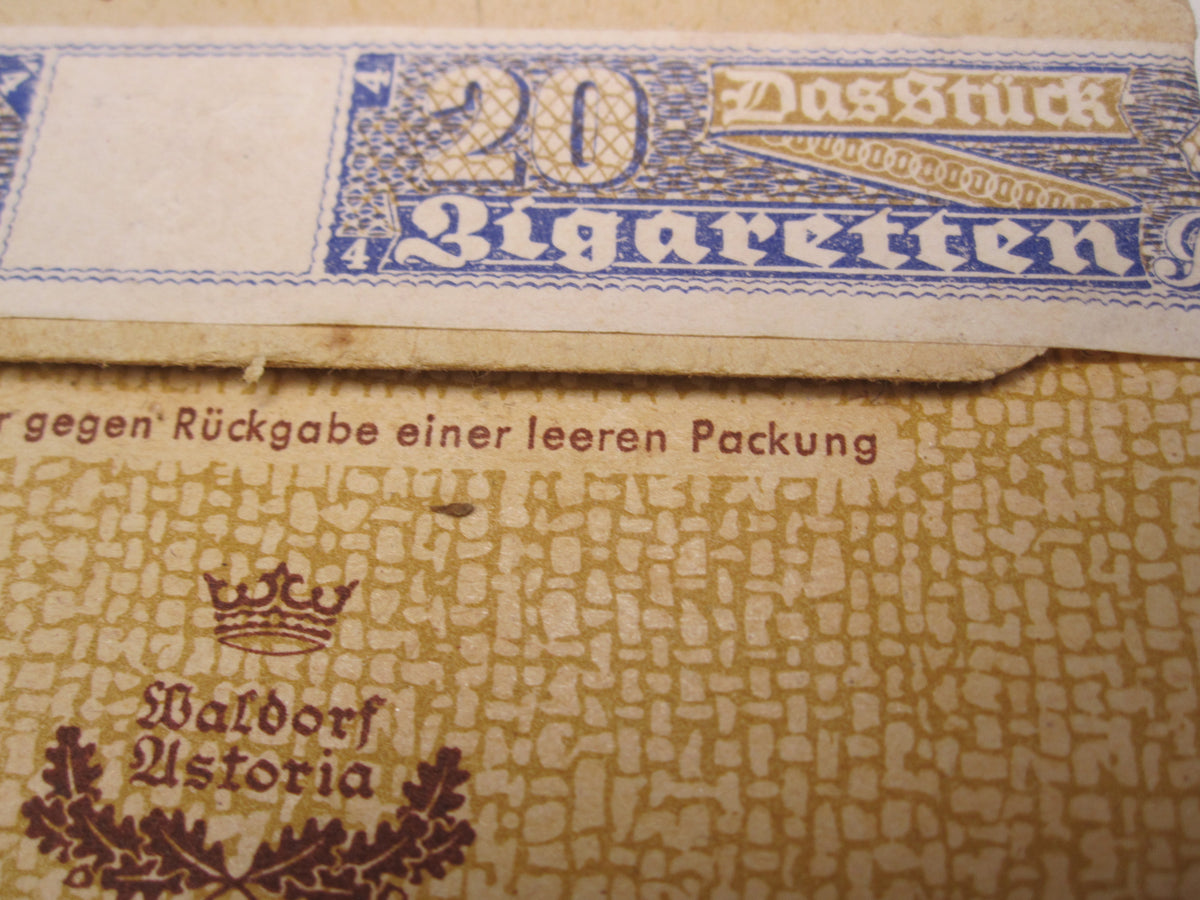 ungeöffnete Marketenderware Wehrmacht Zigaretten ECHT ORIENT No. 5