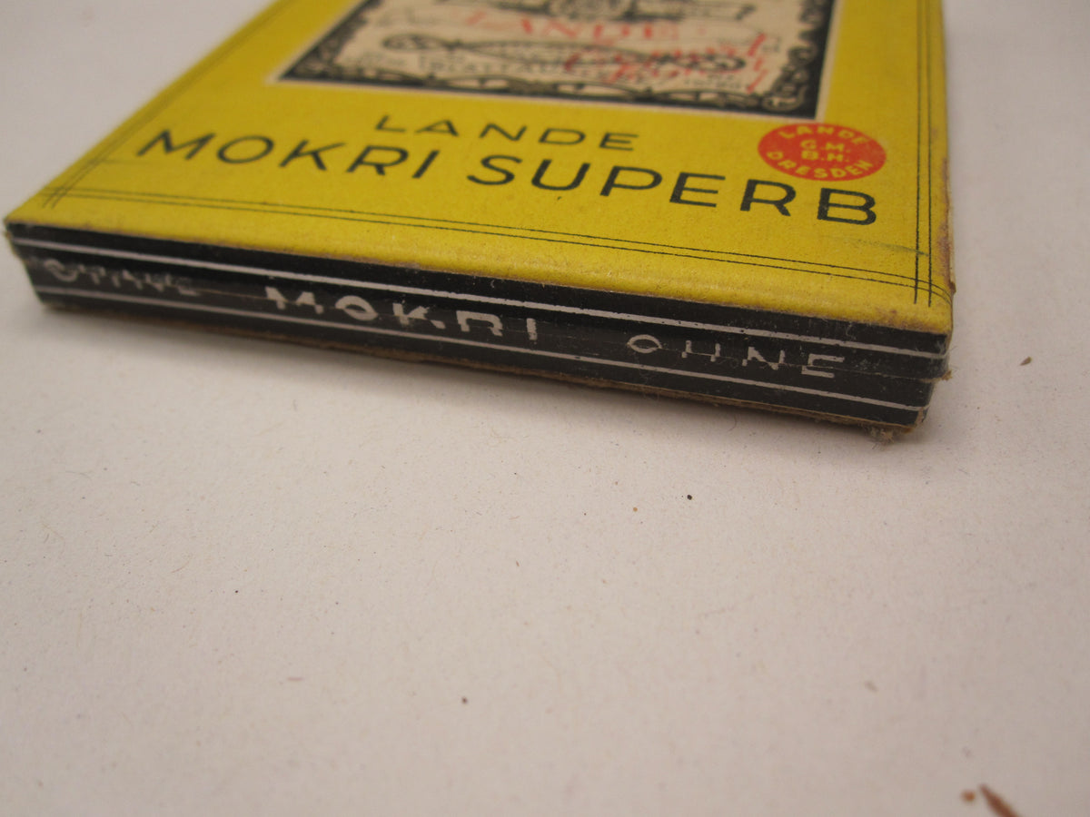 ungeöffnete Marketenderware Wehrmacht Zigaretten MOKRI SUPERB Dresden