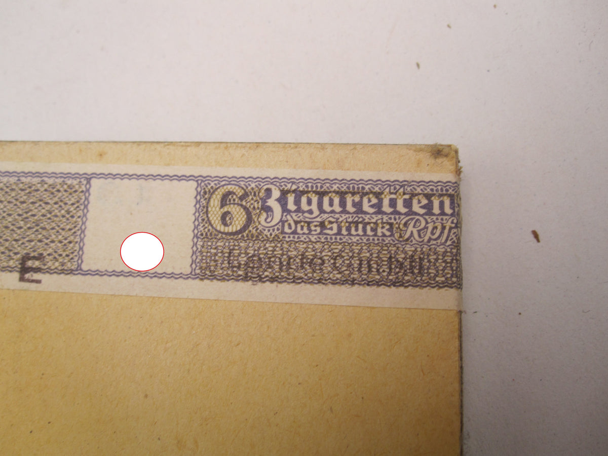 ungeöffnete Marketenderware Wehrmacht Zigaretten MOKRI SUPERB Dresden