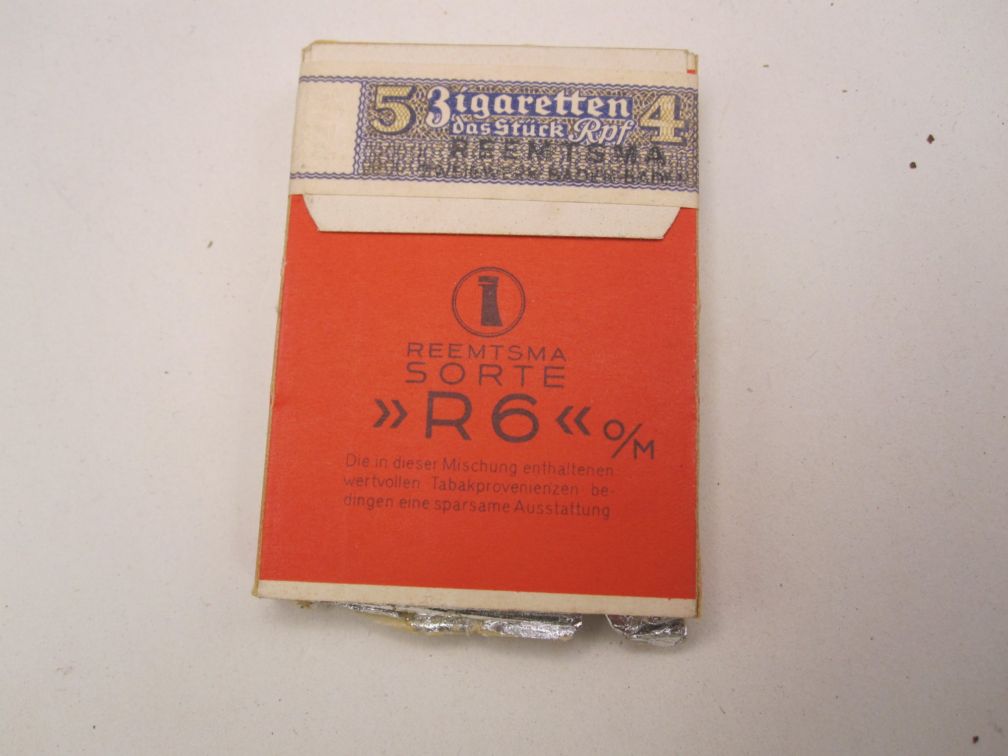 Marketenderware Wehrmacht Zigaretten Reemtsma R6