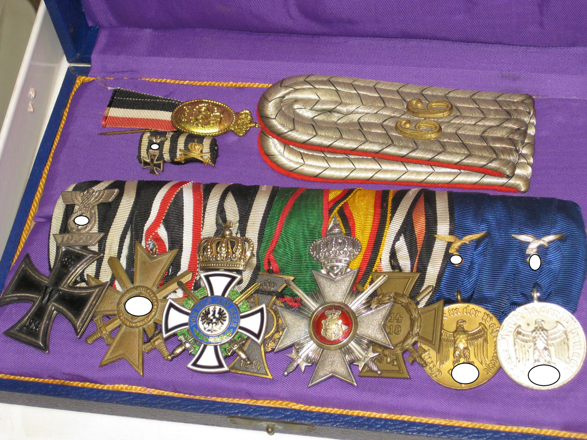 Kompletter Nachlass Ritterkreuz Hausorden von Hohenzollern