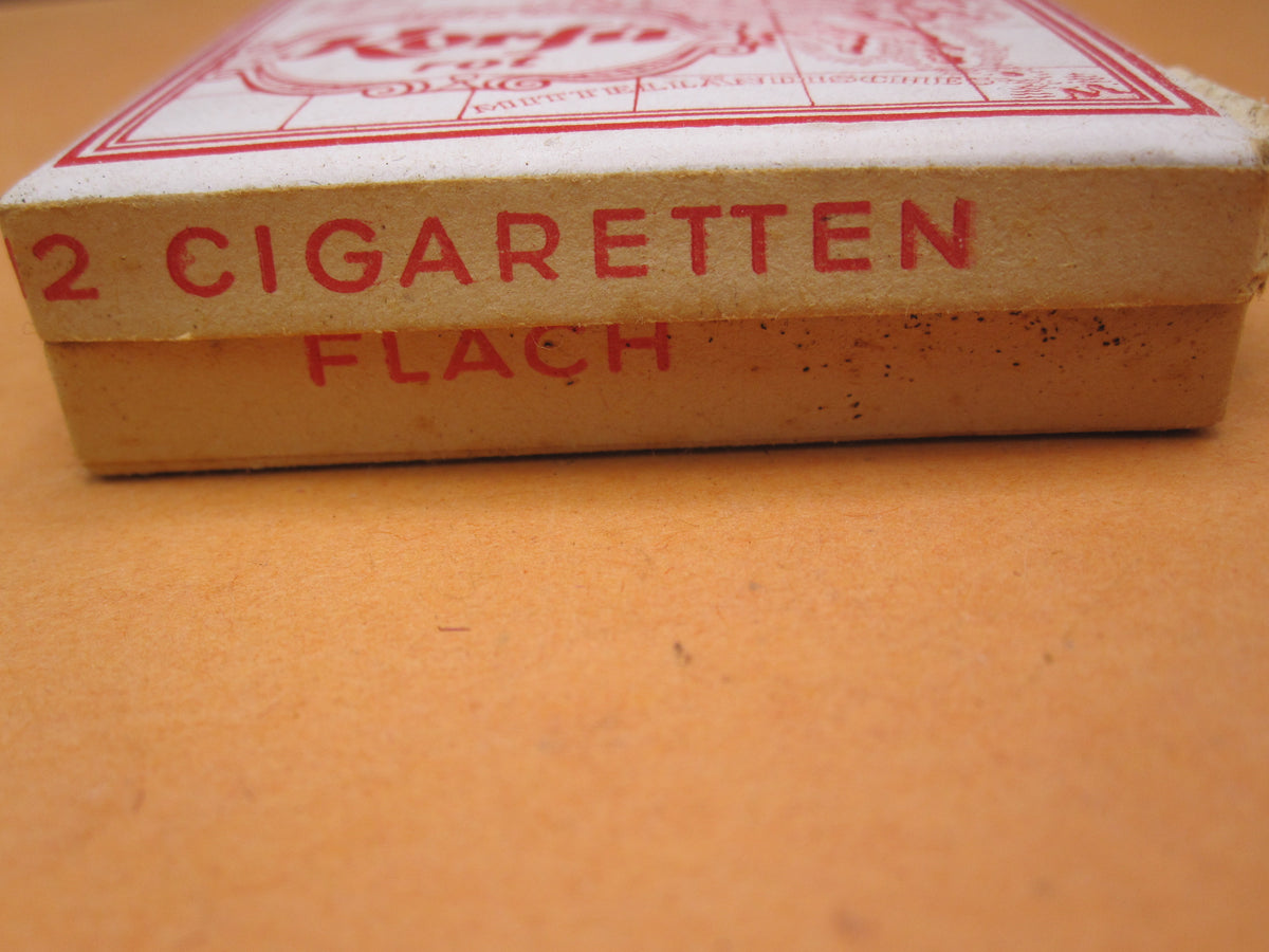 ungeöffnete Marketenderware Wehrmacht Zigaretten KORFU / rot Dresden