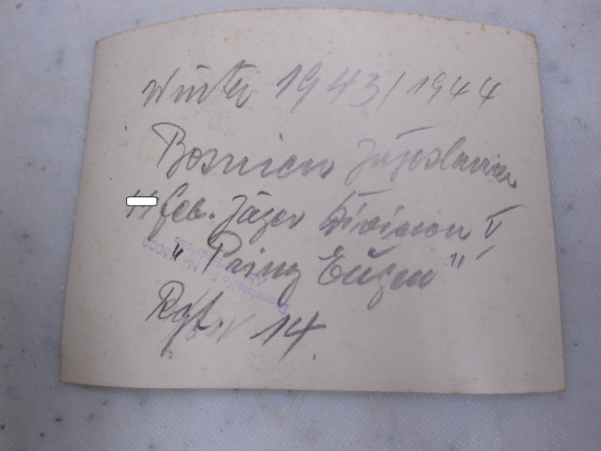 SS-Gebirgsjäger Gebirgs Division &quot; PRINZ EUGEN &quot; Scharfschütze !!!!! Partisanenkrieg