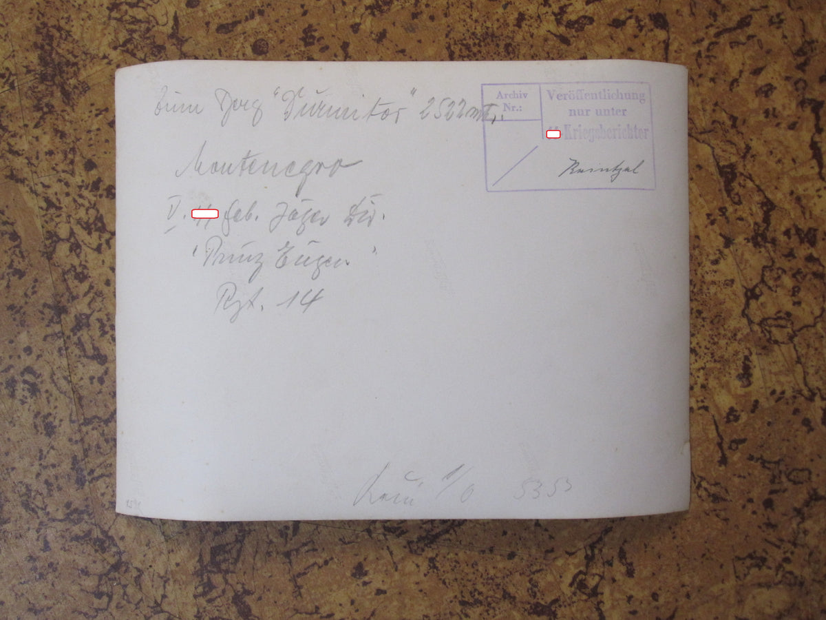 ORIGINALE 5 Großformatige Fotos SS-Gebirgsjäger Gebirgs Division &quot; PRINZ EUGEN &quot;  KRIEGBSBERICHTER  Serbien Montenegro Bosnien Balkanfeldzug