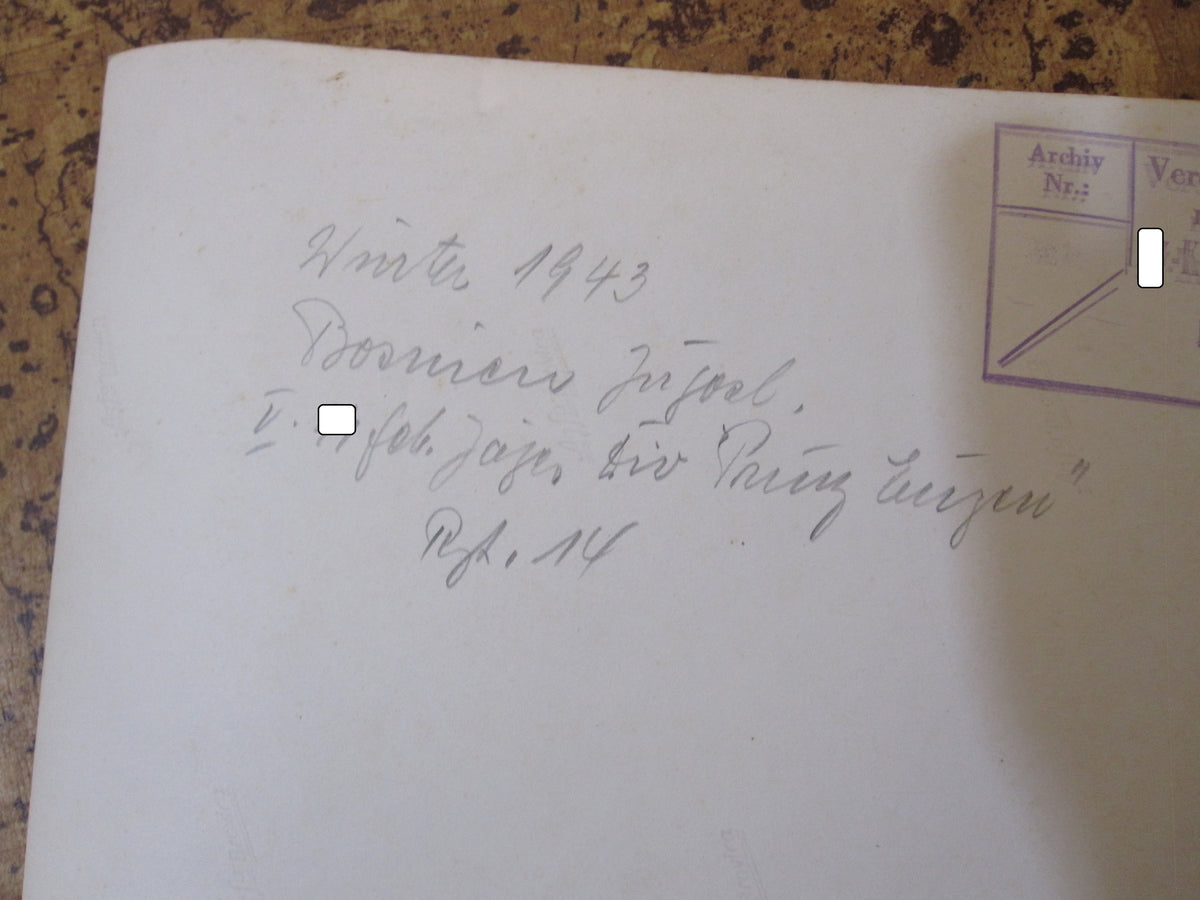 ORIGINALE 5 Großformatige Fotos SS-Gebirgsjäger Gebirgs Division &quot; PRINZ EUGEN &quot;  KRIEGBSBERICHTER  Serbien Montenegro Bosnien Balkanfeldzug