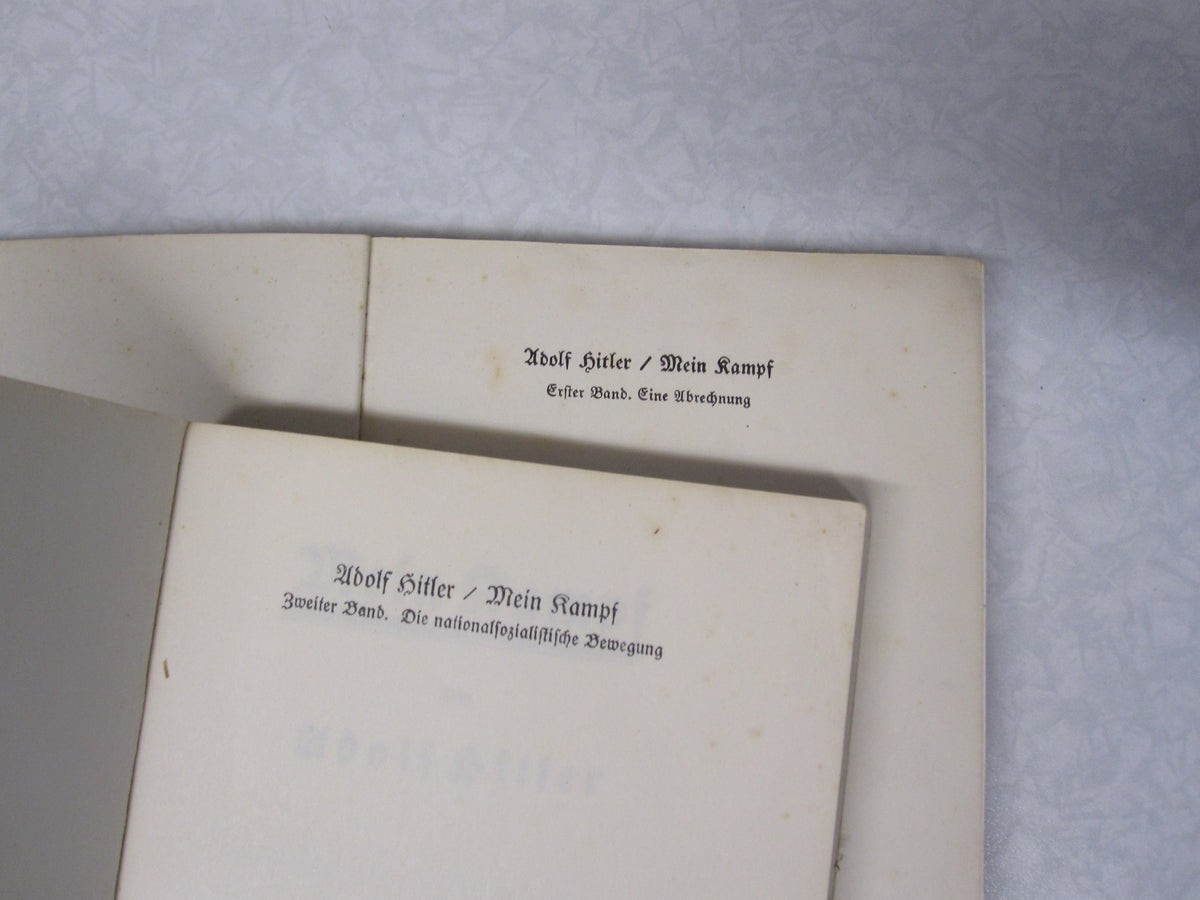 Mein Kampf Ausgabe von 1936 Zwei einzellne Bände !!