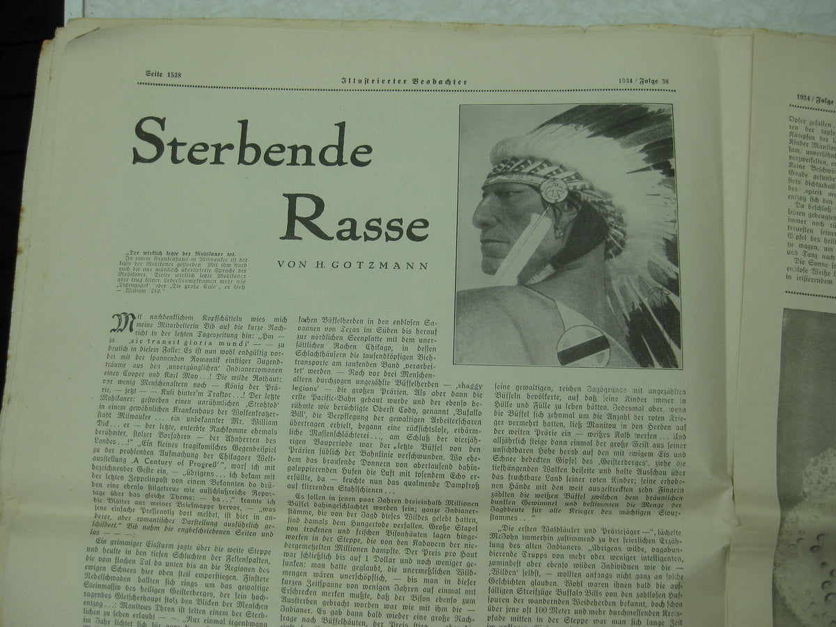 Heft Buch Illustrierter Beobachter 1934