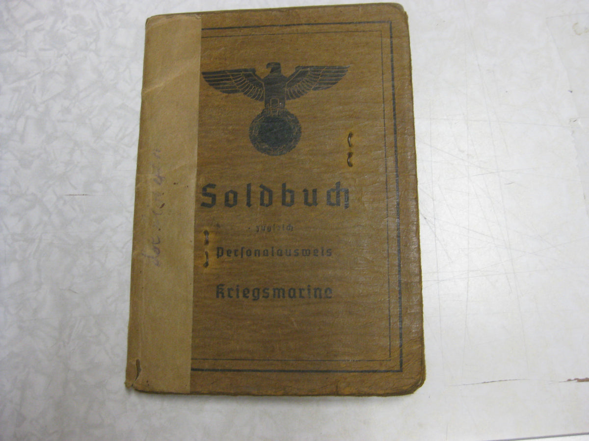 Soldbuch NARVIK NORWEGEN Drontheim  Bogen Lyngdal Verdal Marineartillerie Küstenartillerie