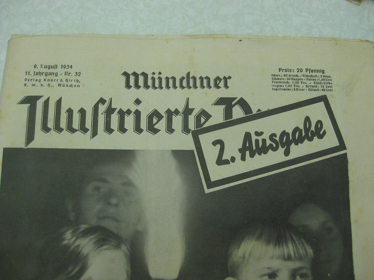 Heft Buch Münchner Illustrierte Presse 1934