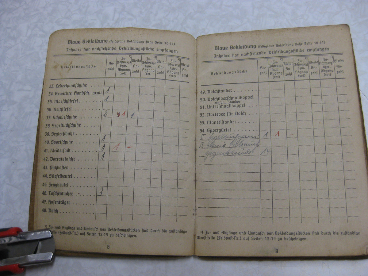 Soldbuch NARVIK NORWEGEN Drontheim  Bogen Lyngdal Verdal Marineartillerie Küstenartillerie