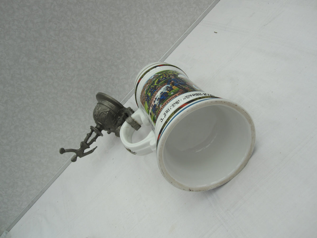 Reservistenkrug 5. Infanterie Regiment Großherzog Ernst Ludwig von Hessen BAMBERG 1909 / 1911