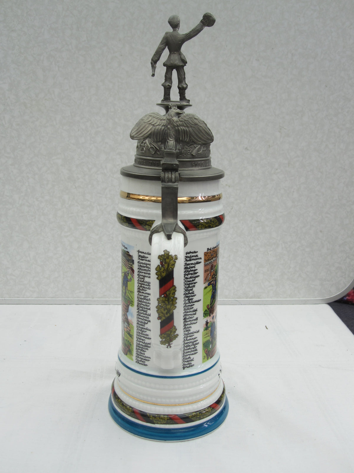 Reservistenkrug 5. Infanterie Regiment Großherzog Ernst Ludwig von Hessen BAMBERG 1909 / 1911