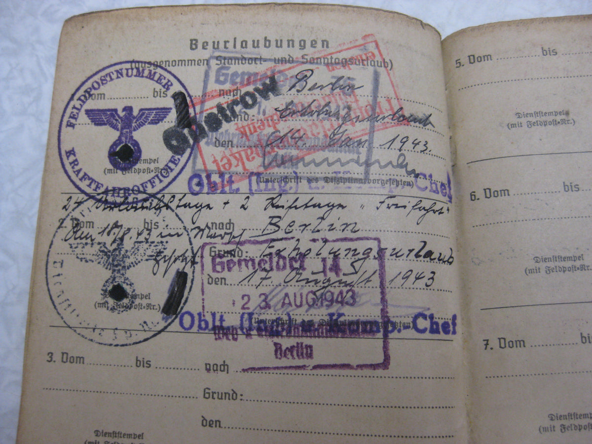 Soldbuch NARVIK NORWEGEN Drontheim  Bogen Lyngdal Verdal Marineartillerie Küstenartillerie