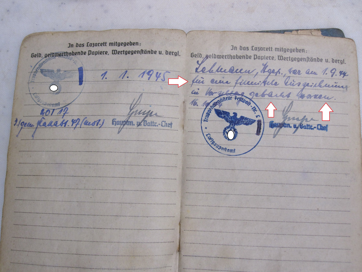 Militärpaß Soldbuch Wehrmacht Luftwaffe