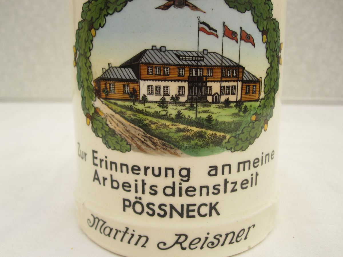 Reservistenkrug Reichsarbeitsdienst (RAD) 1936 PÖßNECK in Thüringen