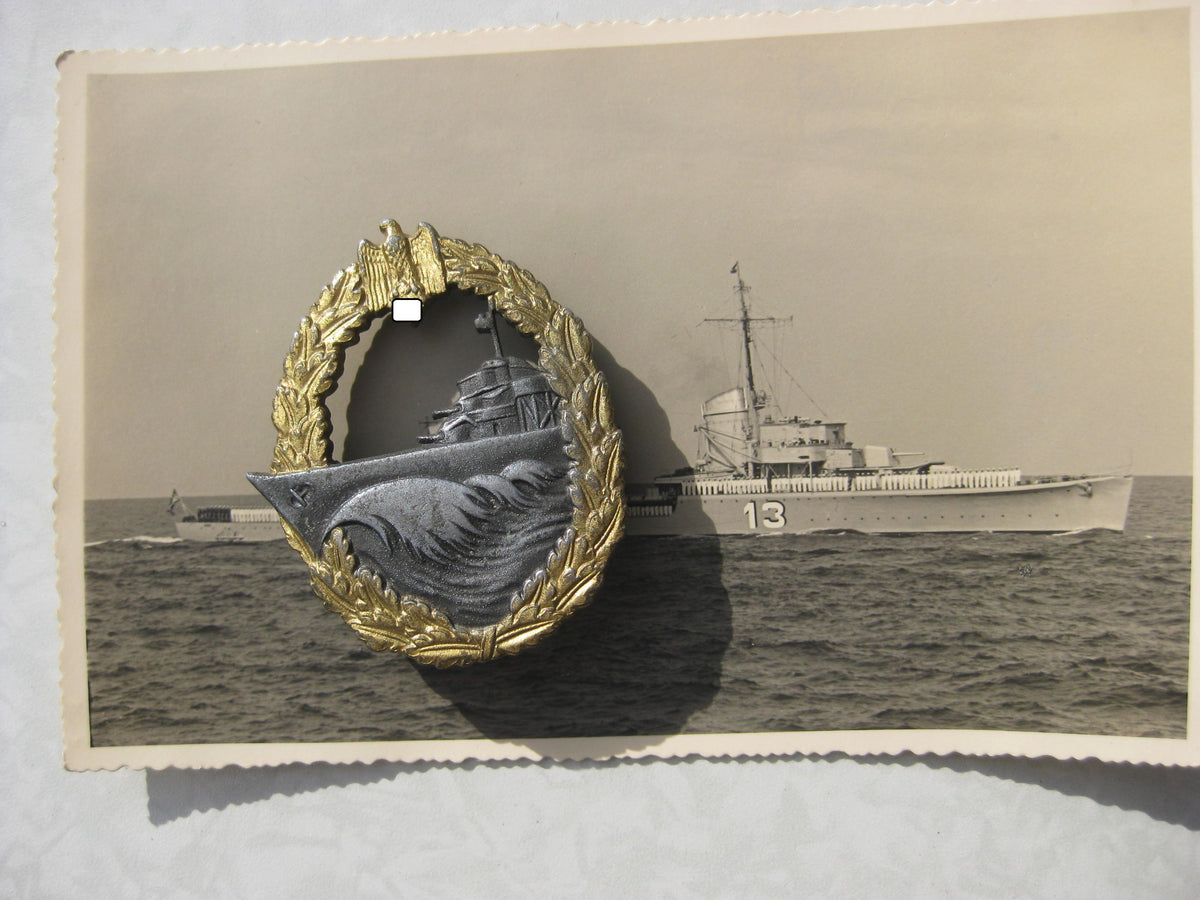 Zerstörer Kriegsabzeichen Hersteller: S.H.u.Co.