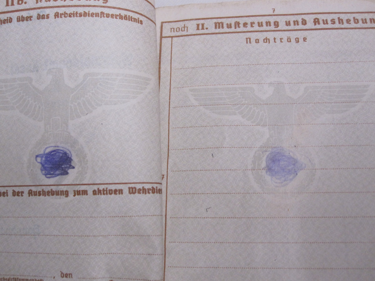 Wehrpaß Wehrmacht Heer