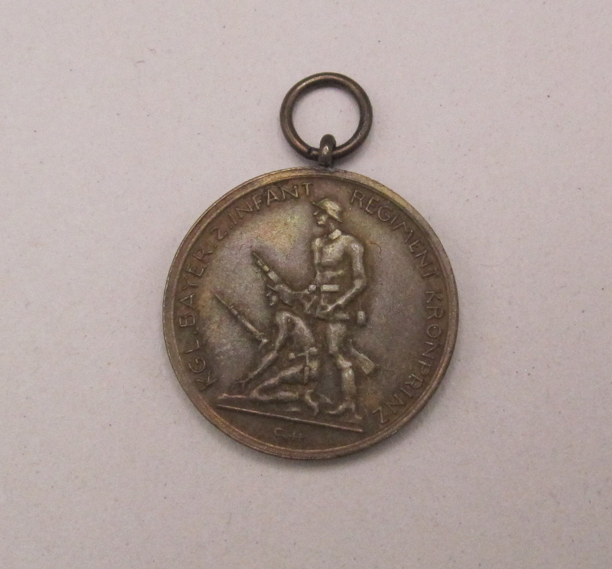 H.W.  -  - Miniaturorden Bayern Medaille bayerisches 2. Infanterie Regiment KRONPRINZ 1932