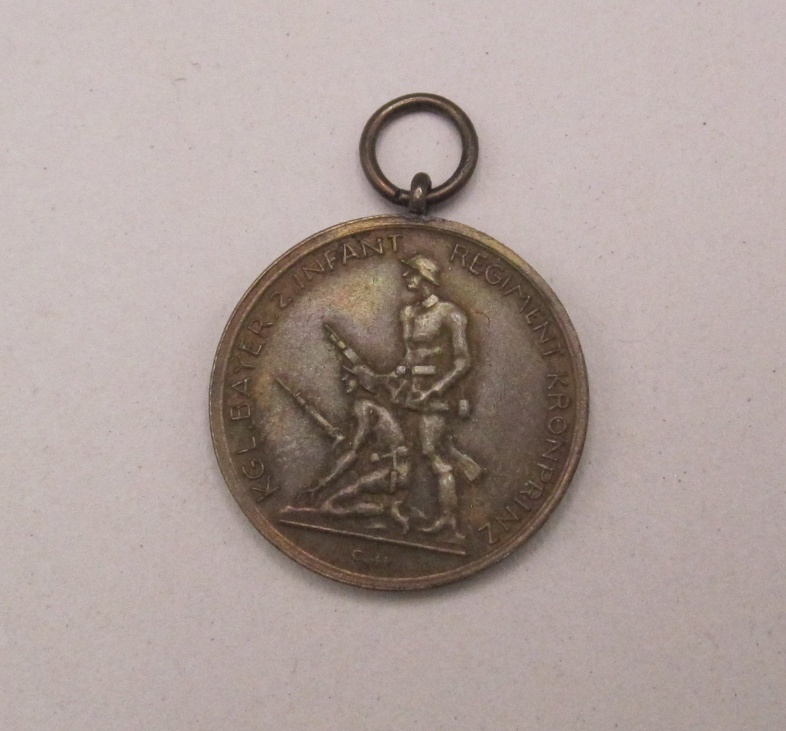 H.W.  -  - Miniaturorden Bayern Medaille bayerisches 2. Infanterie Regiment KRONPRINZ 1932