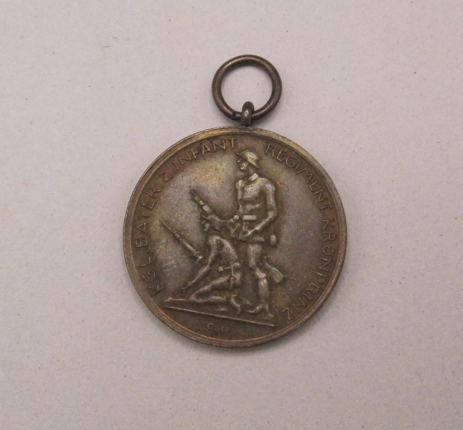 H.W.  -  - Miniaturorden Bayern Medaille bayerisches 2. Infanterie Regiment KRONPRINZ 1932