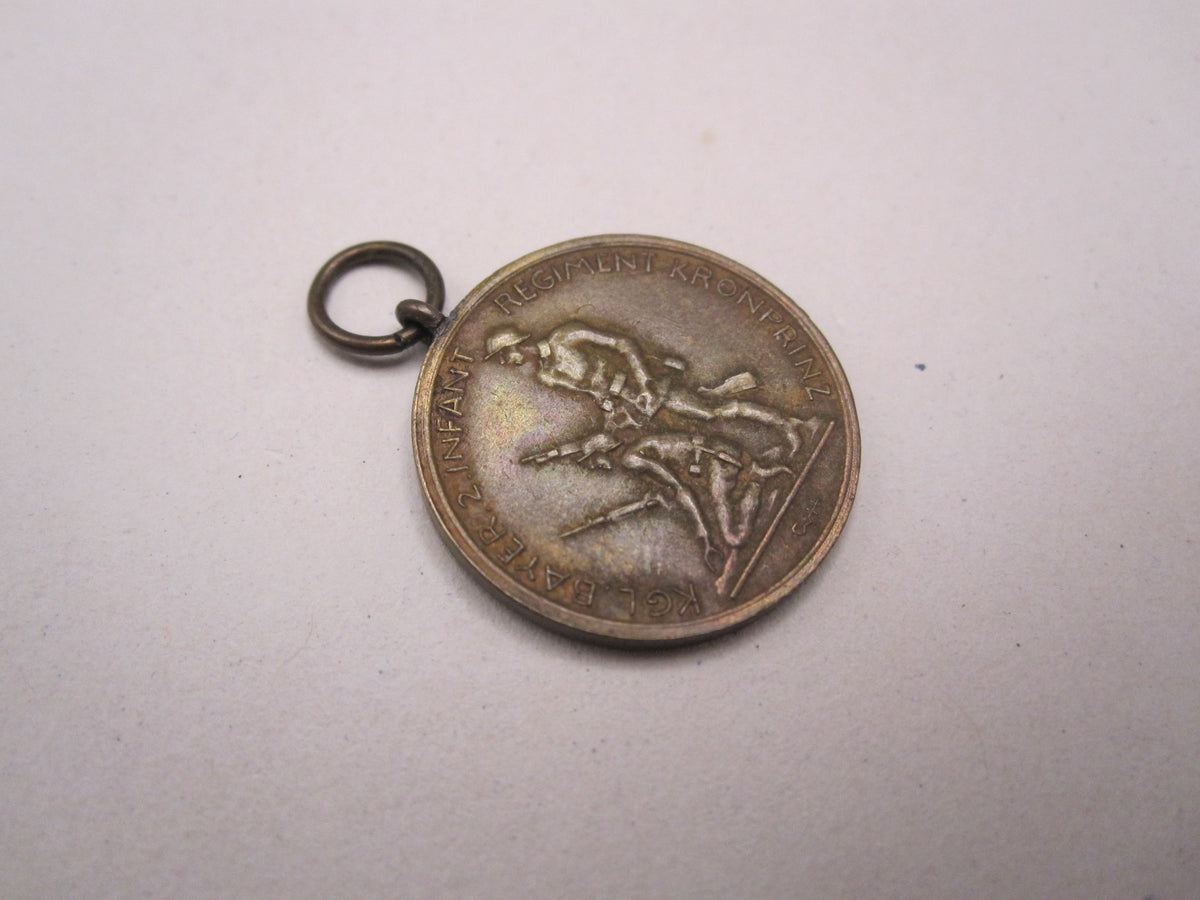 H.W.  -  - Miniaturorden Bayern Medaille bayerisches 2. Infanterie Regiment KRONPRINZ 1932