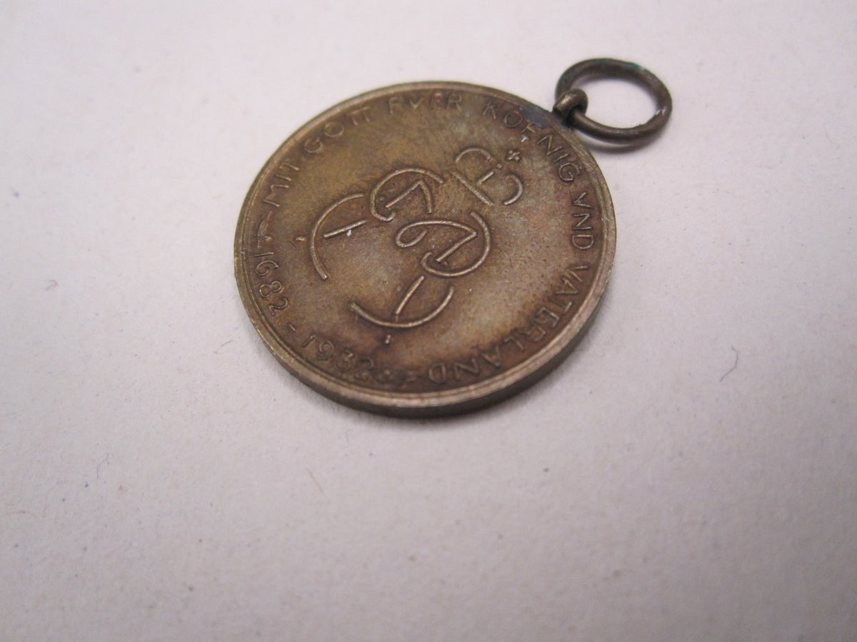 H.W.  -  - Miniaturorden Bayern Medaille bayerisches 2. Infanterie Regiment KRONPRINZ 1932