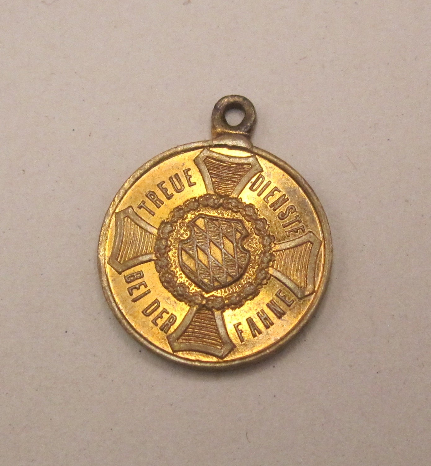 H.W.  -  - Miniaturorden Bayern Dienstauszeichnung 2.Klasse 12 Dienstjahre Medaille